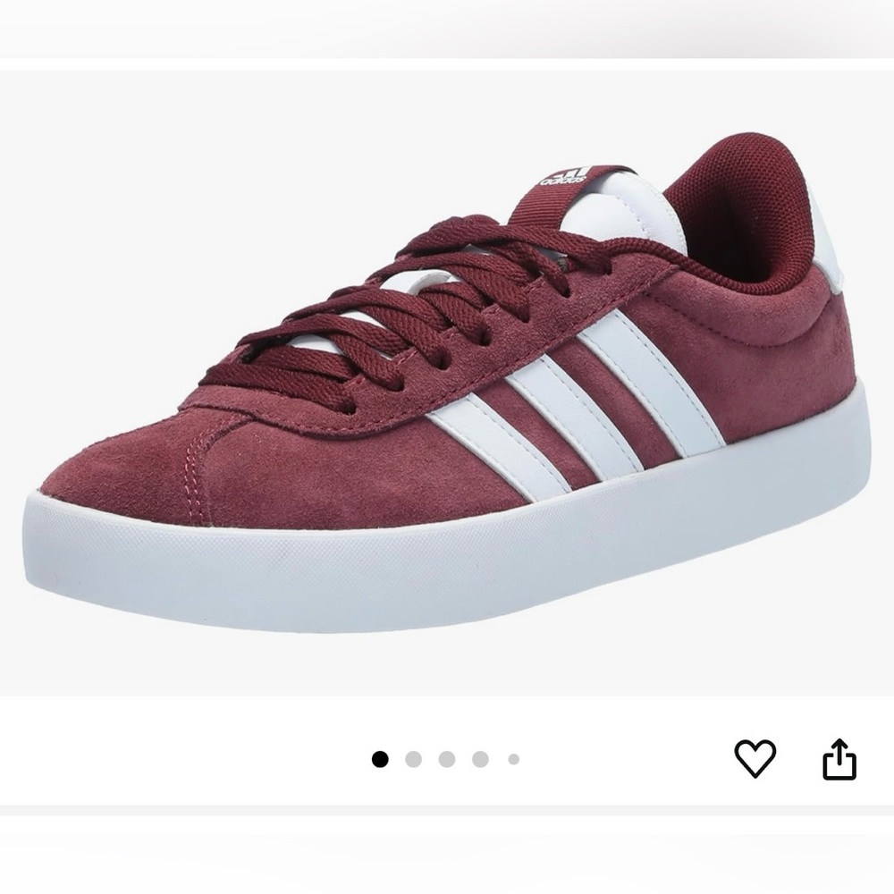 adidas Men’s VL  Court 3.0 sneaker size 5.5 shadow red